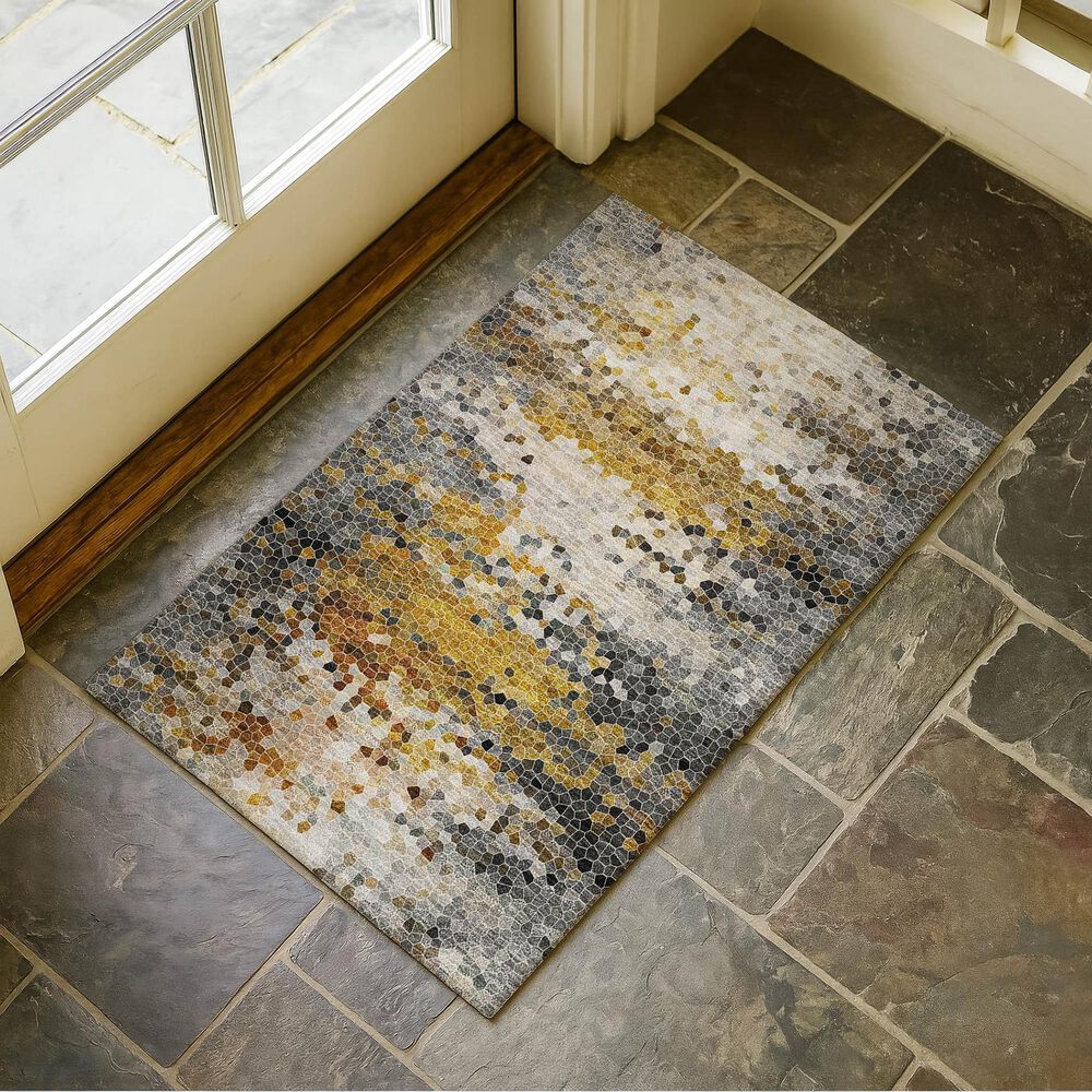 Dalyn Rug Company Lumara Graphite 2'6" x 3'10" Indoor/Outdoor Area Rug, , large