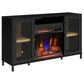 Fabio Flames Nathan 54" Electric Fireplace TV Stand in Black, , large