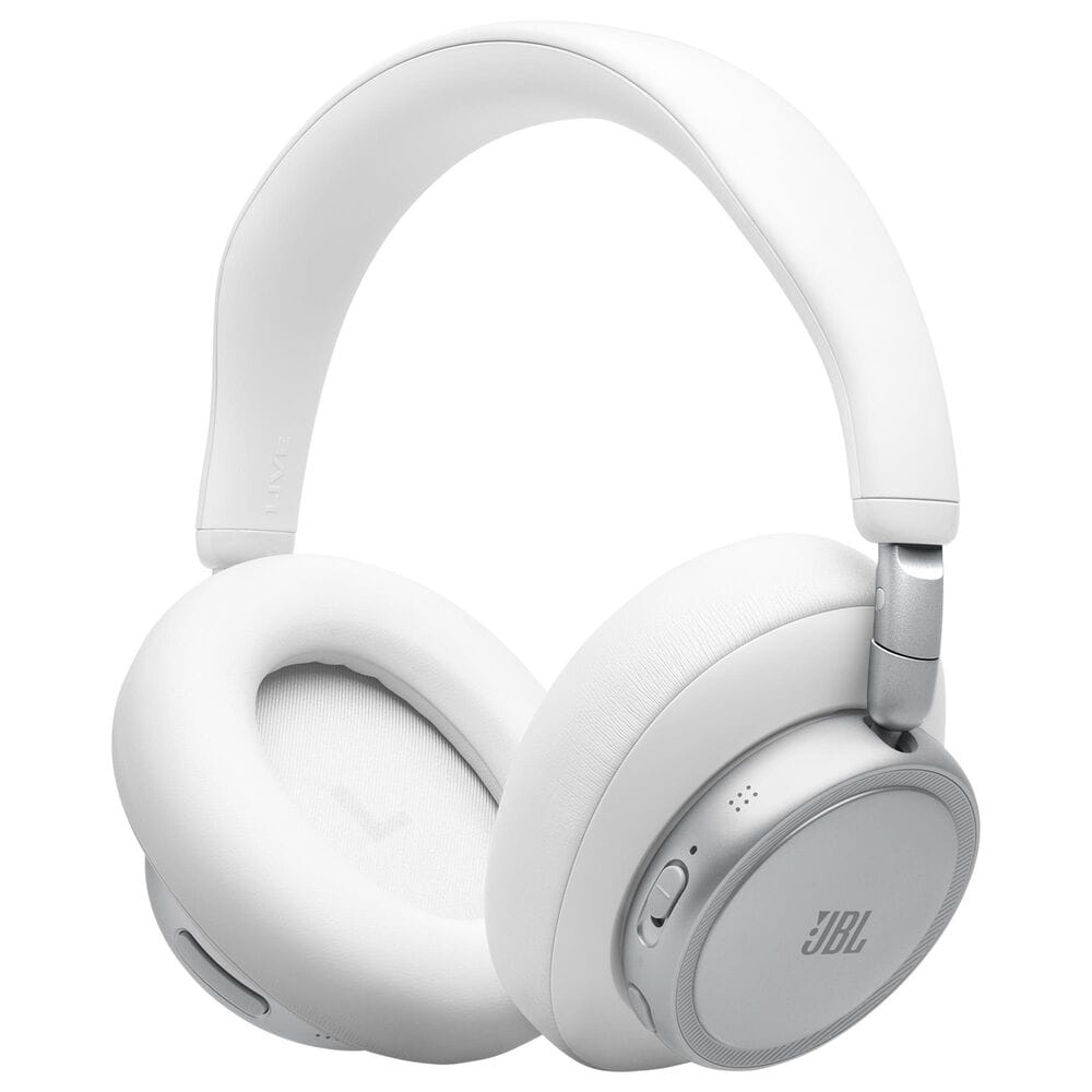 JBL Live Series Wireless Noise-Canceling Over-Ear Headphones in White, , large