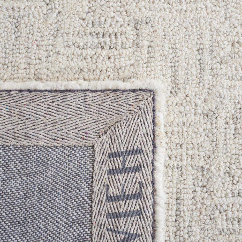 Safavieh Micro-Loop 2&#39;3&quot; x 7&#39; Light Grey and Ivory Runner, , large