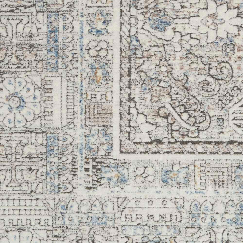 Nourison Starry Nights STN02 9&#39; x 12&#39; Cream and Grey Area Rug, , large