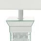 Maple and Jade Glam Table Lamp with Square Shade in Silver, , large