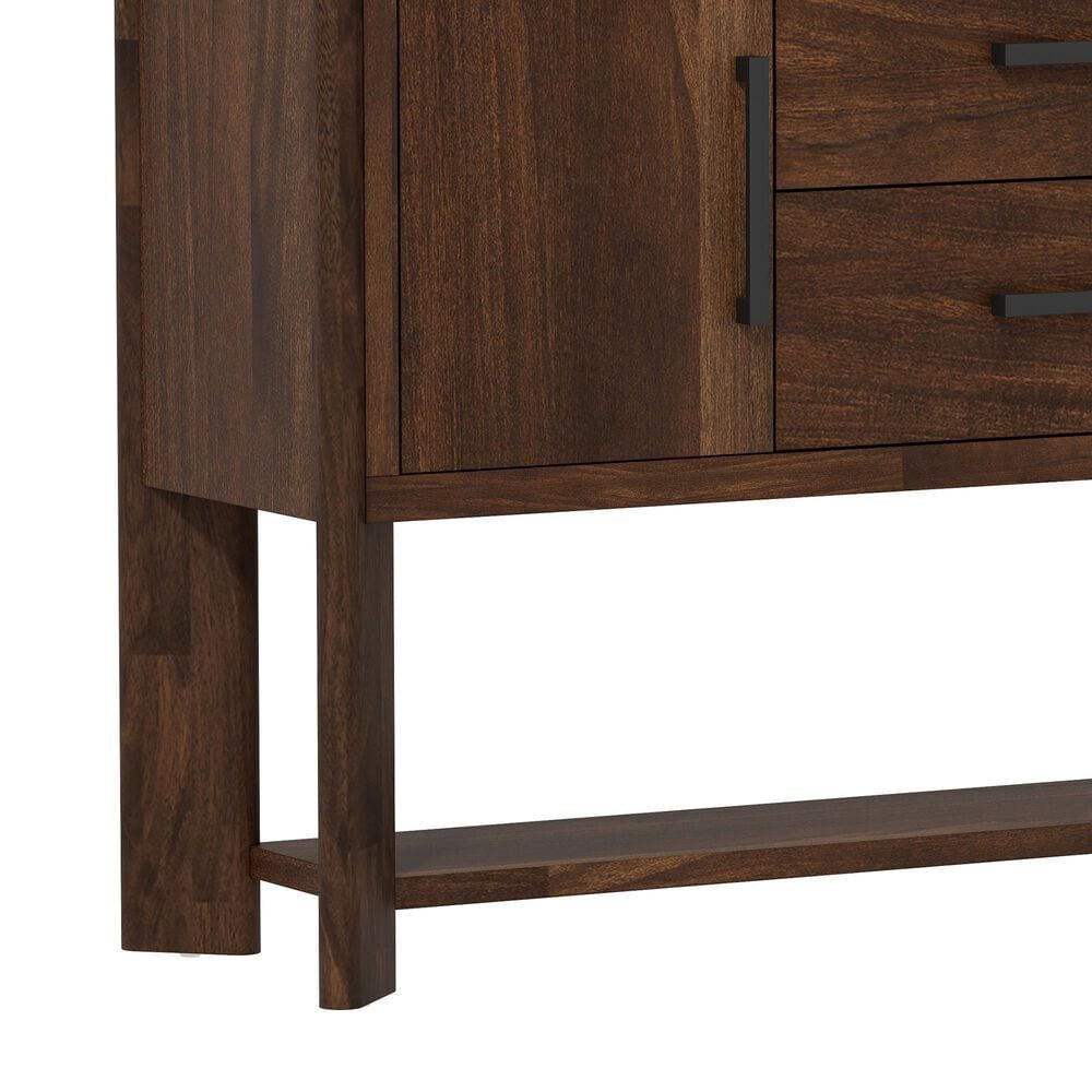Golden Wave Furniture Ronan Server in Rich Brown, , large