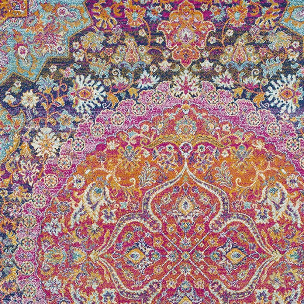 Surya Harput HAP-1044 7&#39;10&quot; x 10&#39;3&quot; Garnet and Orange Area Rug, , large
