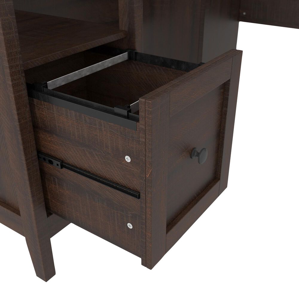 Ashley Camiburg L-Shaped Desk in Warm Brown, , large