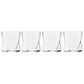 Libbey Glass Rhombus 12 Oz Rocks Glass in Clear (Set of 4), , large