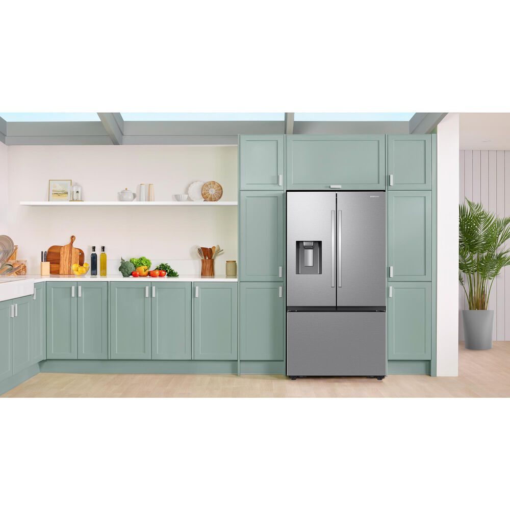 Samsung Bespoke AI 25.5 Cu. Ft. French Door Refrigerator in Fingerprint Resistant Stainless Steel, , large