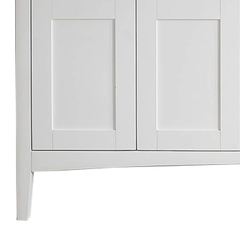 James Martin Vanities Palisades 72&quot; Double Bathroom Vanity in Bright White with 3 cm Ethereal Noctis Quartz Top and Rectangular Sinks, , large