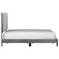 Richlands Furniture Crestone Queen Upholstered Platform Bed in Gray, , large