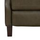 Barcalounger Ledger Leather Push-Back Recliner in Olive, , large