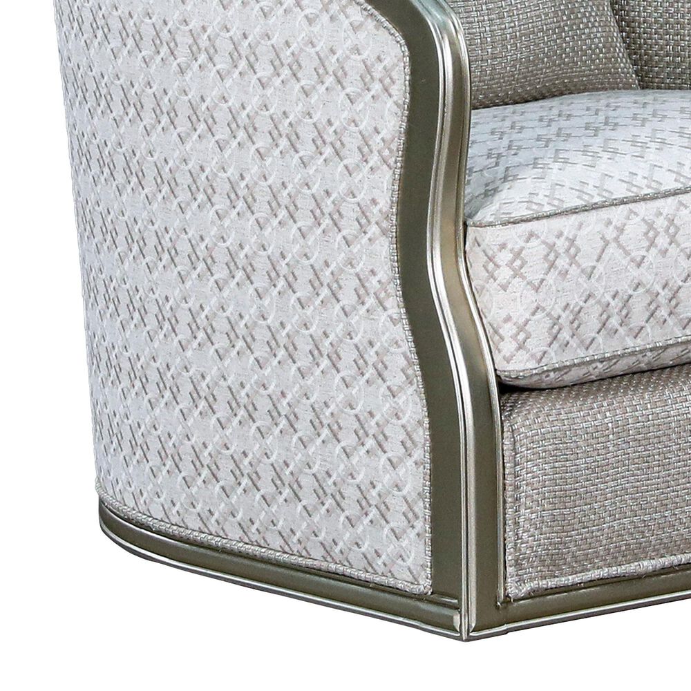 Aria Designs Arabella Swivel Chair in Flurry, , large