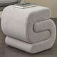 Maple and Jade 20" Boucle Accent Ottoman in Gray, , large