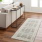 Surya Dresden Deep Teal, Taupe, Dusty Sage, Off-White, Light Gray, Mustard and Olive 2"7" x 7"3" Runner, , large