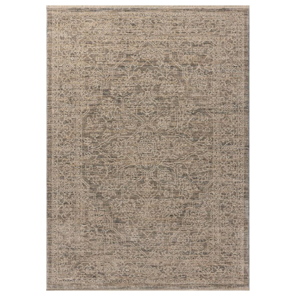 Loloi II Newman 2"7" x 8" Slate and Natural Runner, , large