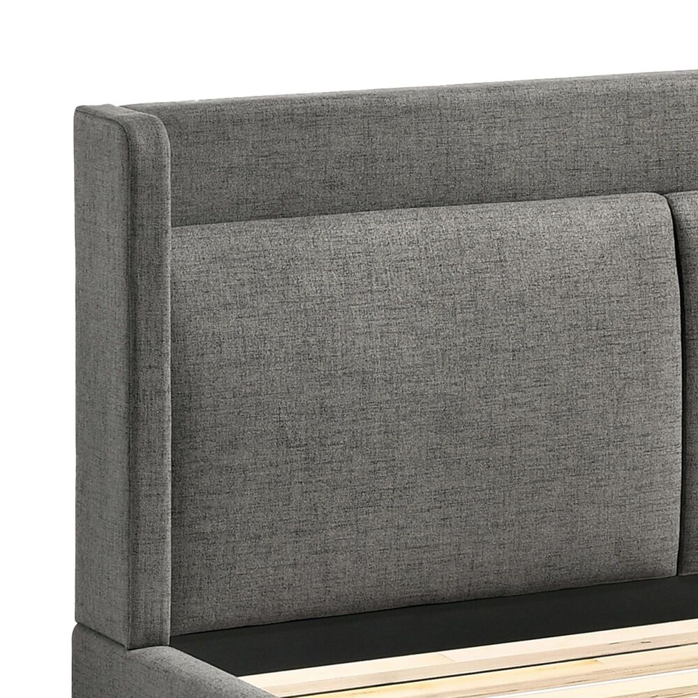Blue River Legend 3-Piece Queen Platform Bed Set in Gray/Black, , large