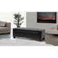 Baxton Studio Manchester Storage Ottoman in Black, , large