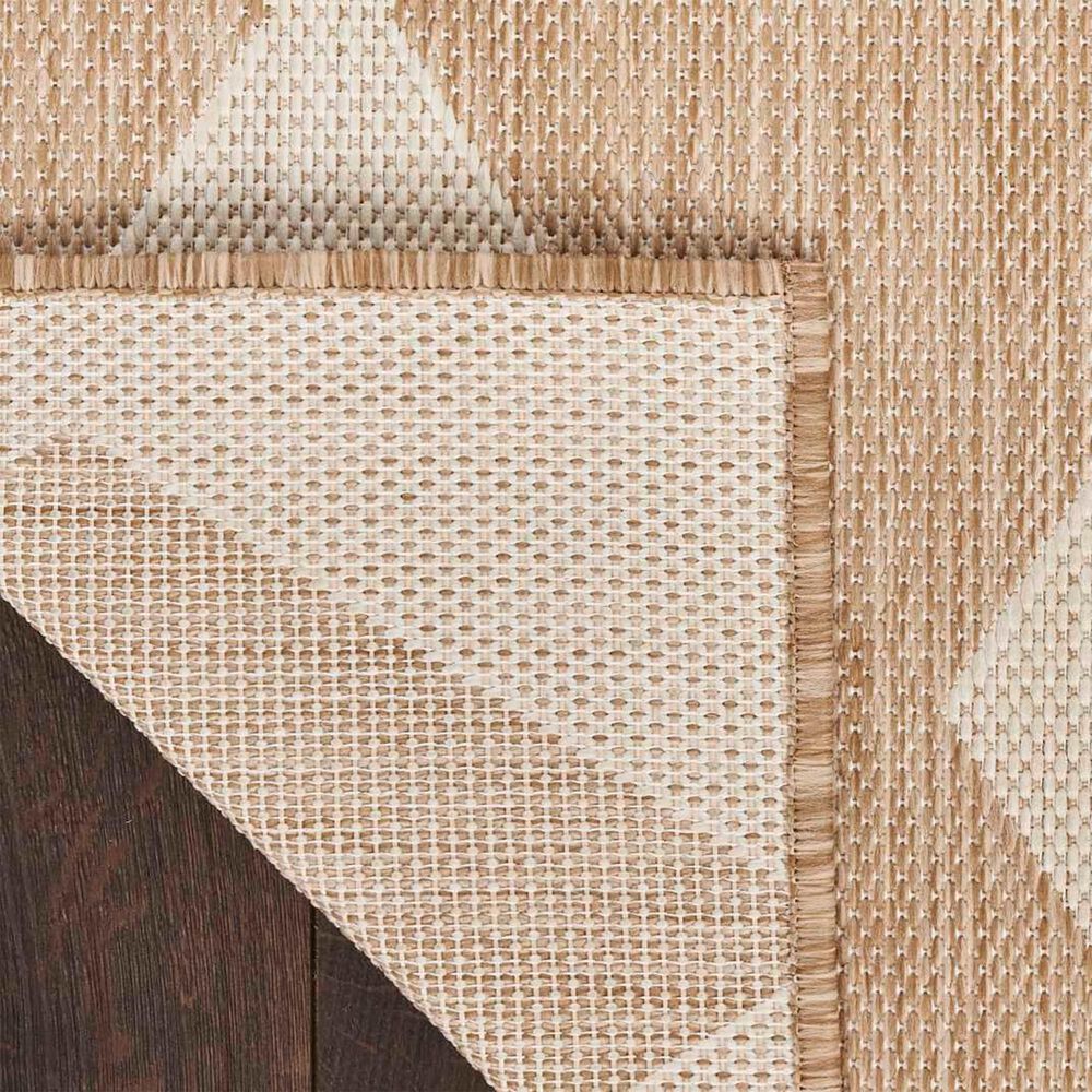 Nourison Positano Geometric Jute 5&#39; x 7&#39; Indoor/Outdoor Area Rug, , large