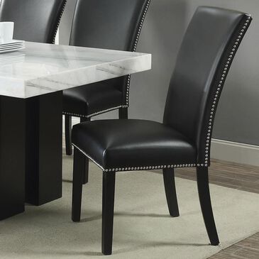 Crystal City Camila Dining Chair with Black Cushion in Ebony, , large