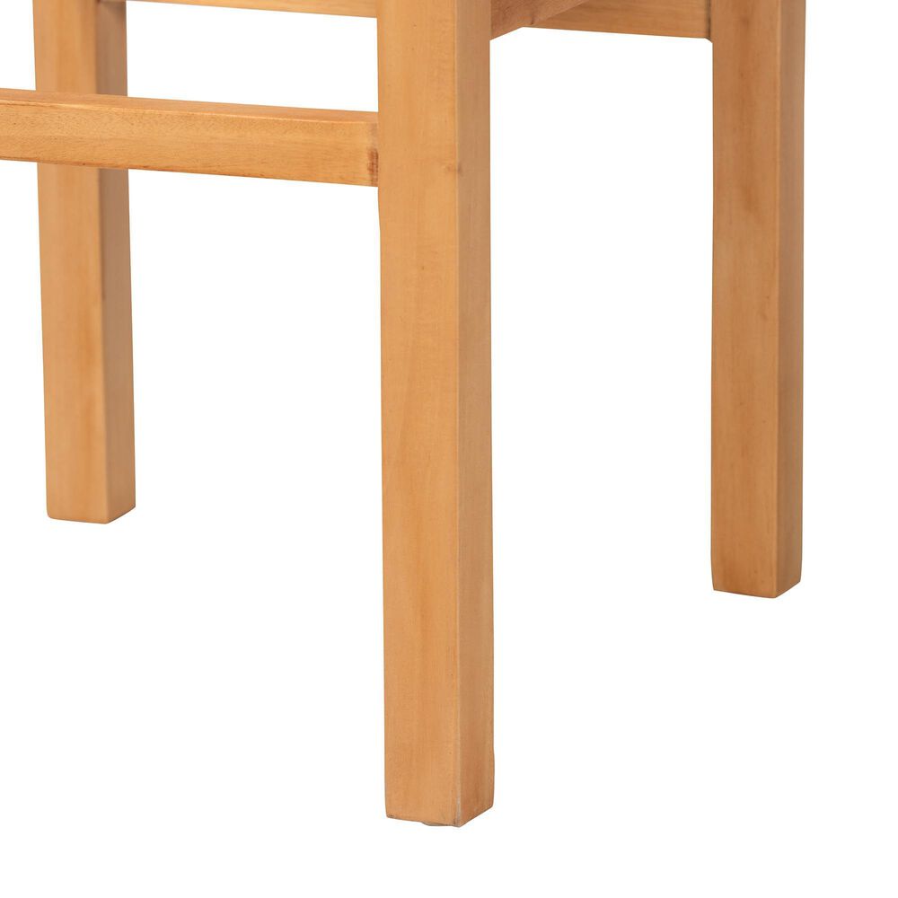 Baxton Studio Pava Bar Stool in Honey, , large
