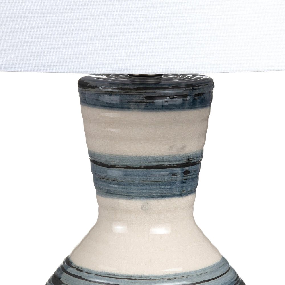 Crestview Collection Avent Table Lamp in Cream and Navy, , large