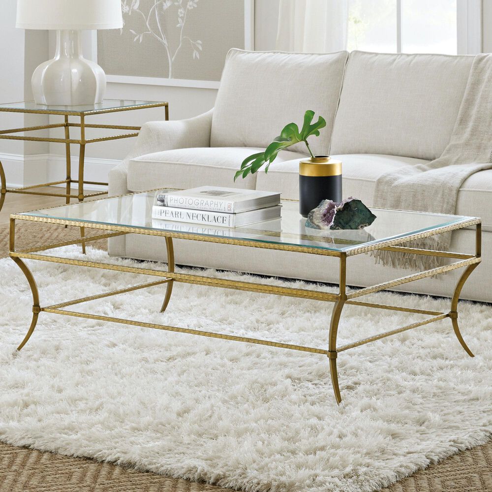Hooker Furniture Laureng Cocktail Table in Gold, , large