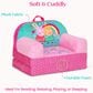 Delta Children Peppa Pig Cozee Buddy Flip-Out Chair in Pink, , large