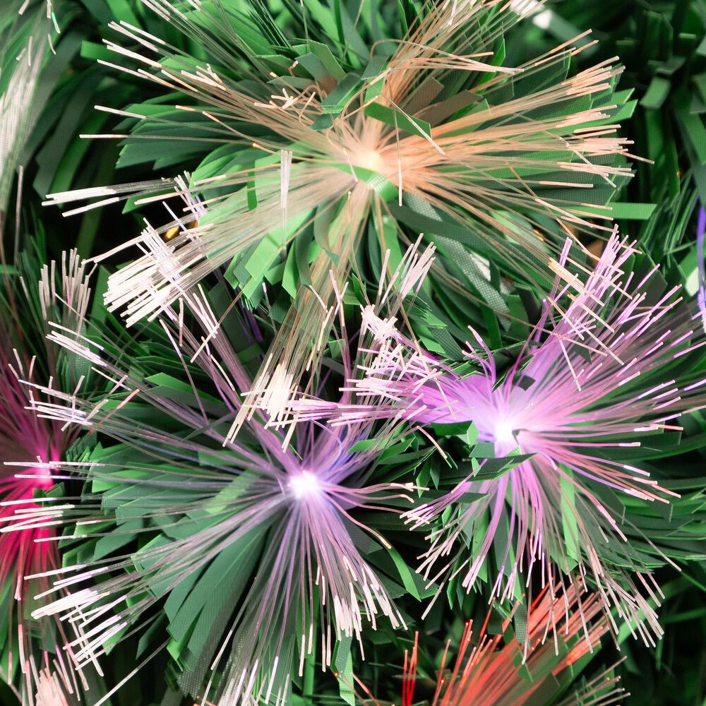 The Gerson Company 4&#39; High Color-Changing Christmas Tree in Multicolor, , large