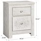 Ashley Paxberry 2 Drawer Nightstand in White Wash, , large