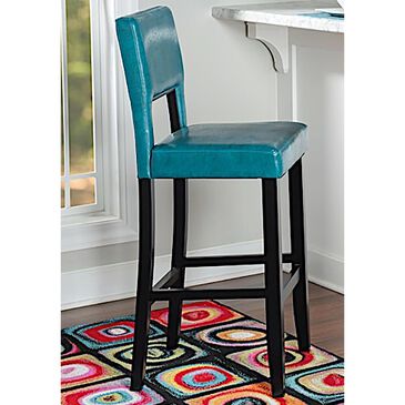 Linden Boulevard Bailie Barstool in Blue, , large
