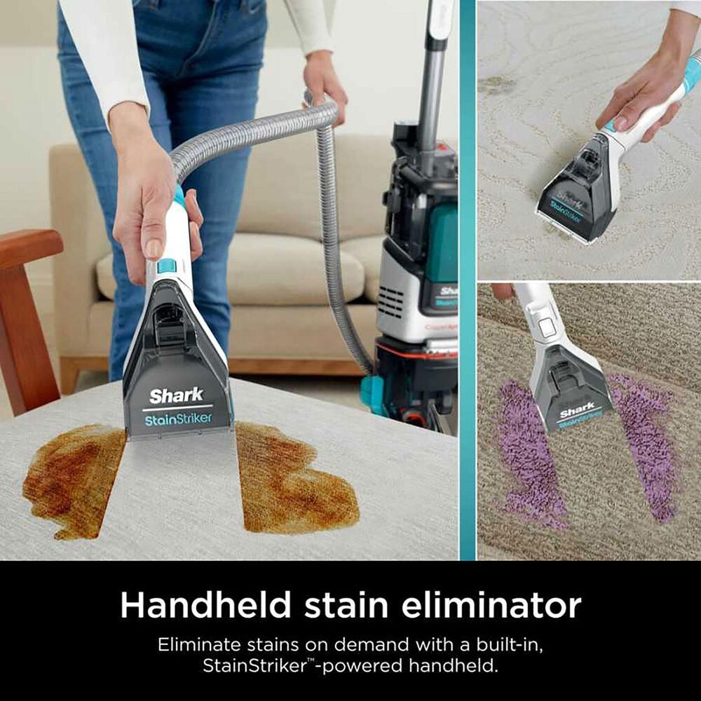 Shark CarpetXpert with StainStriker Upright Deep Carpet Cleaner in Teal, , large