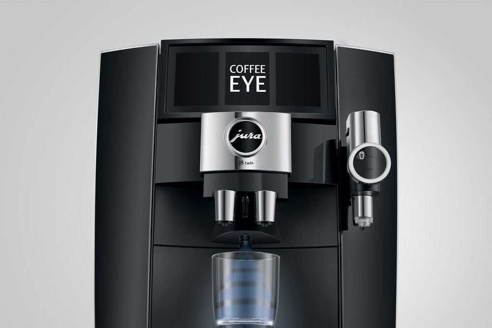 Jura J8 64 Oz Twin Automatic Coffee Maker in Diamond Black, , large
