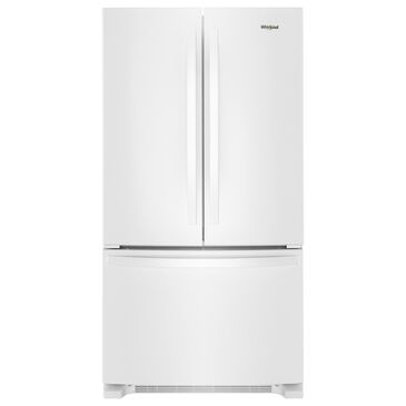 Whirlpool 20 Cu. Ft. Counter-Depth French Door Refrigerator in White, , large