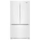 Whirlpool 20 Cu. Ft. Counter-Depth French Door Refrigerator in White, , large