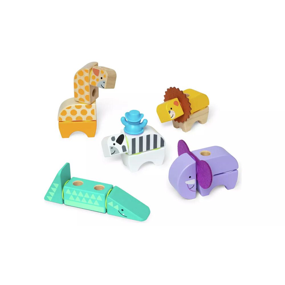 Melissa &amp; Doug Blockables Safari Play Set, , large