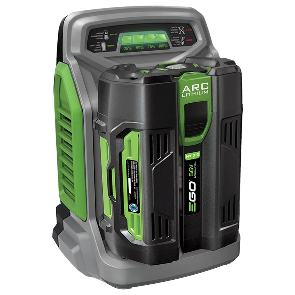 EGO Power+ Rapid Charger in Gray, Green and Black, , large