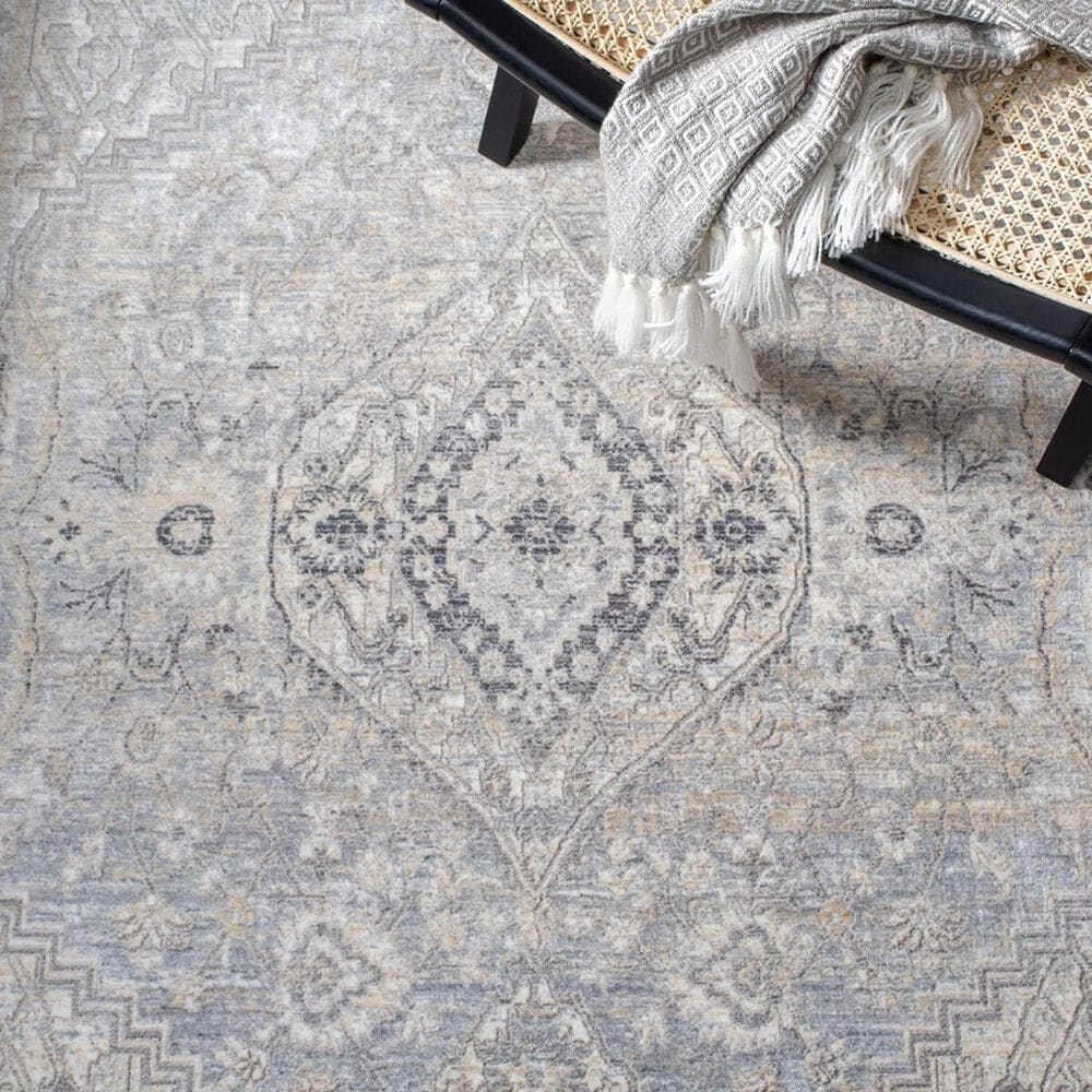 Safavieh Dream DRM411F 4&#39; x 6&#39; Grey and Ivory Area Rug, , large