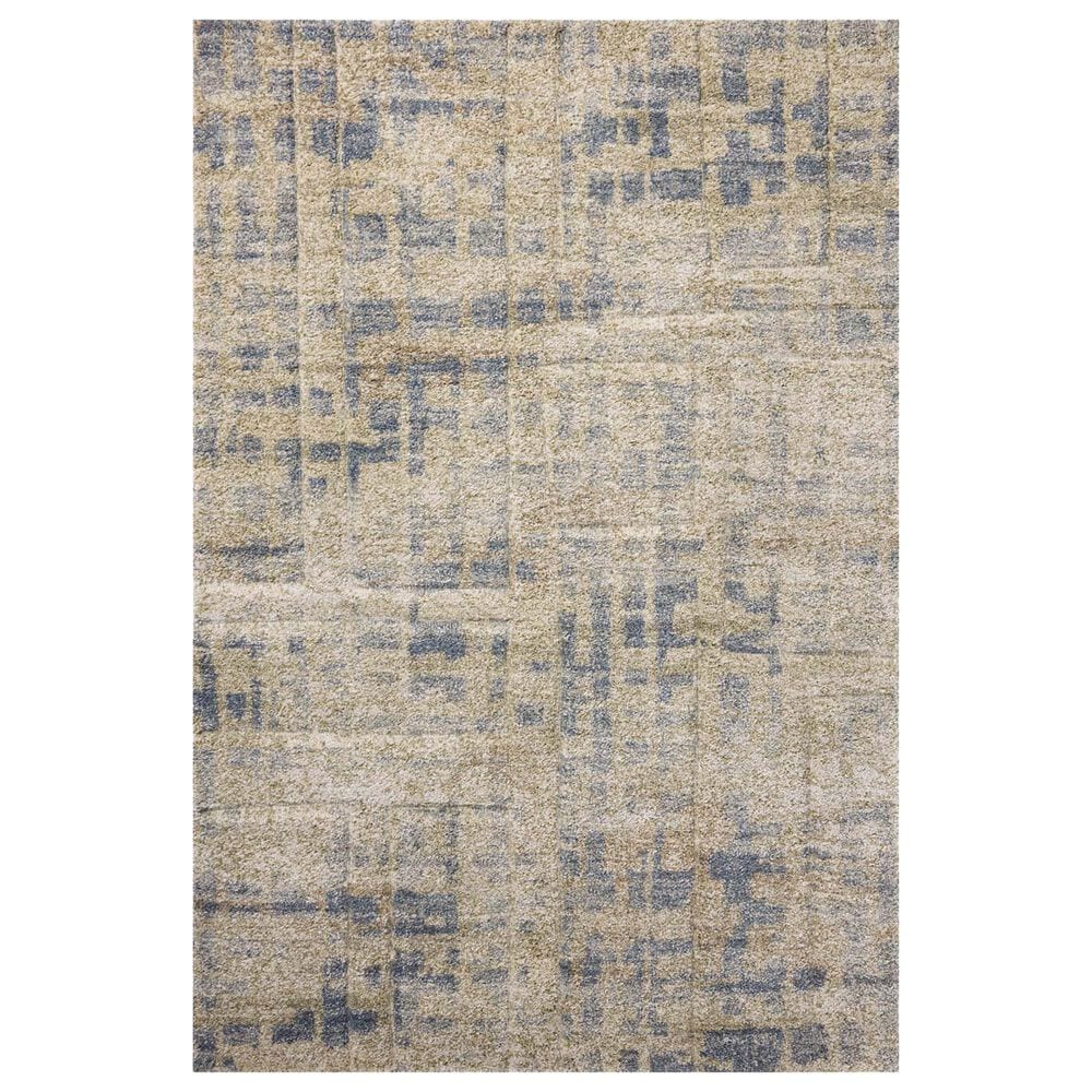 Loloi Silas 6"7" x 9"2" Blue and Multicolor Area Rug, , large