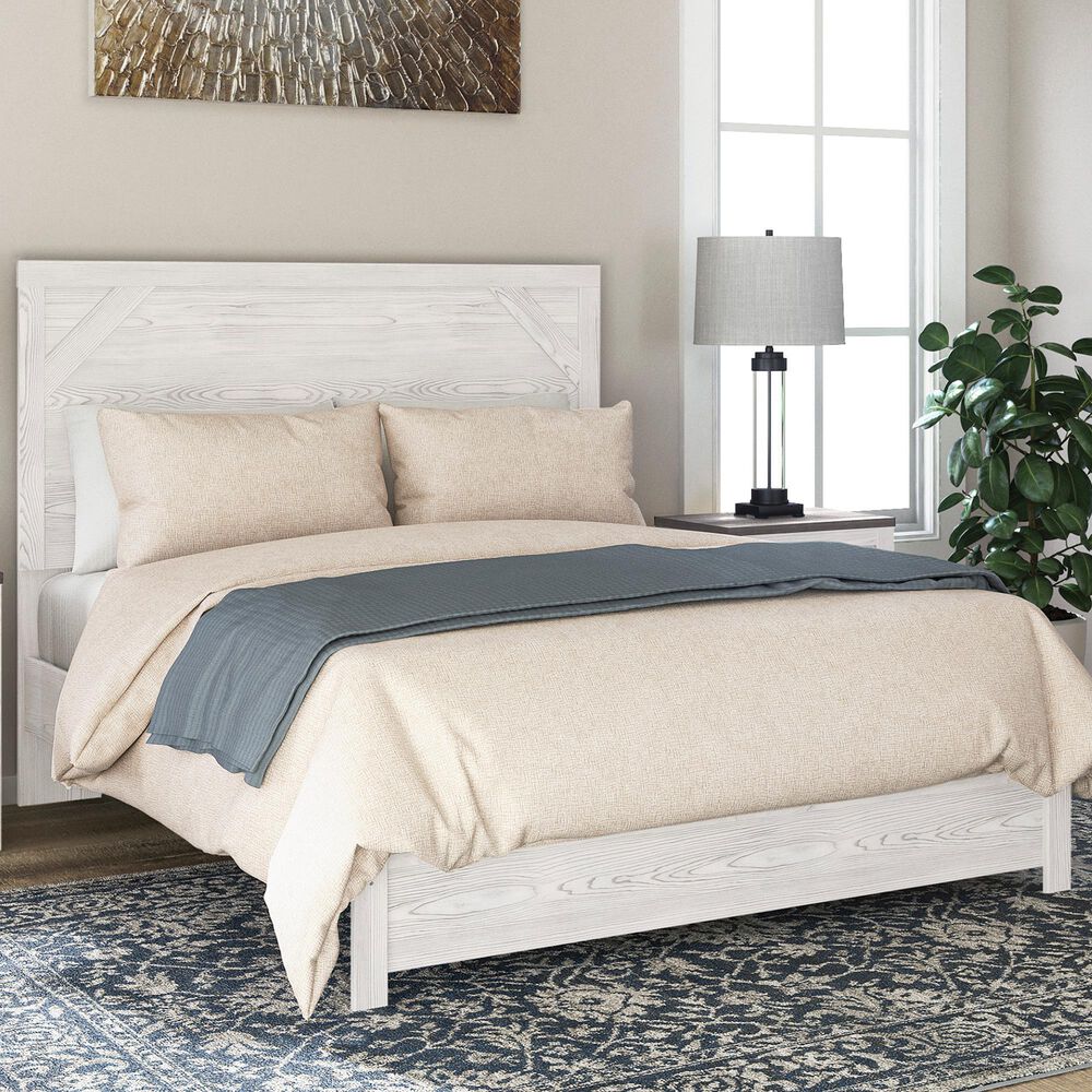 Ashley Gerridan Queen Panel Bed in White, , large