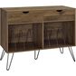 DHP Concord 40" Turntable Stand with Drawers in Florence Walnut, , large