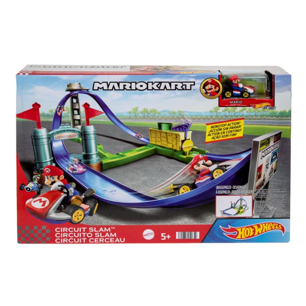 Hot Wheels Mario Kart Circuit Slam Track, , large