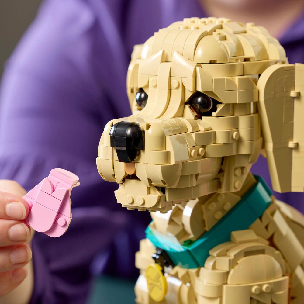 LEGO Golden Retriever Puppy Building Set, , large