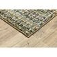Oriental Weavers Atlas Stripe 747A0 1"10" x 3"2" Green Scatter Rug, , large