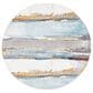 Safavieh Aria 6"6" Round Ivory and Light Blue Area Rug, , large