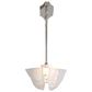 Golden Lighting Glacier 3-Light Linear Pendant in Polished Nickel, , large