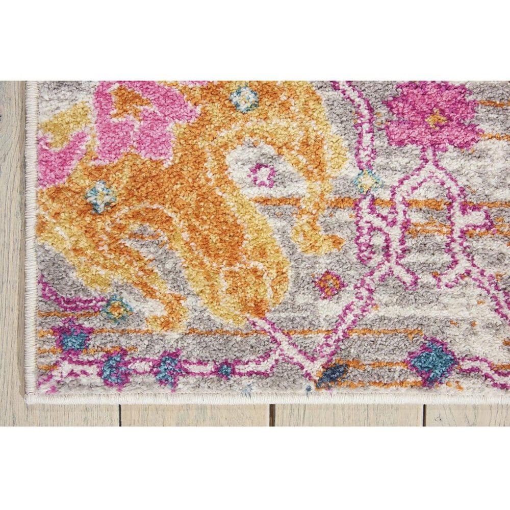 Nourison Passion PSN01 3&#39;9&quot; x 5&#39;9&quot; Silver Area Rug, , large