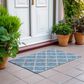 Dalyn Rug Company York 1"8" x 2"6" Sky Blue Indoor/Outdoor Area Rug, , large