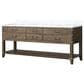 Lexora Home Norwalk 80" Double Bathroom Vanity in Grey Oak with White Carrara Marble Top  and Rectangle Sink, , large