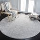 Safavieh Webster WBS316G 6"7" Round Grey and Beige Area Rug, , large