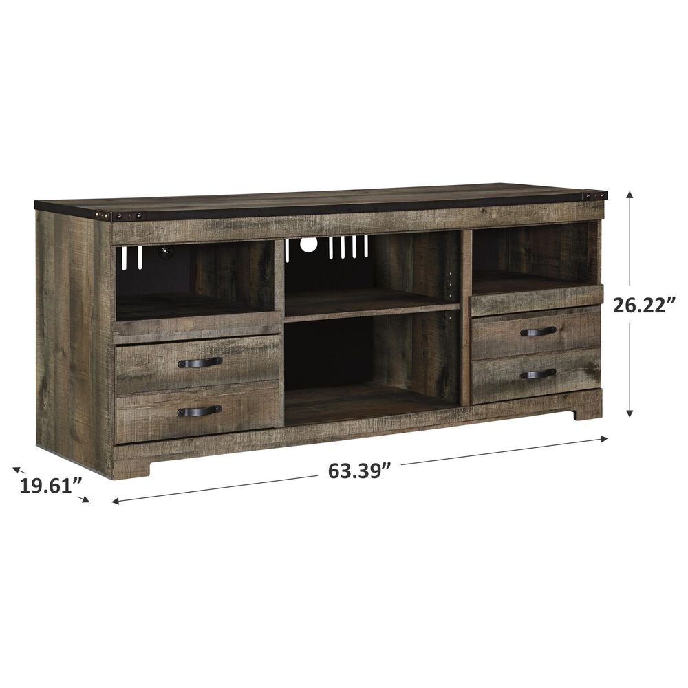 Signature Design by Ashley Trinell 63.5&quot; TV Stand in Brown, , large