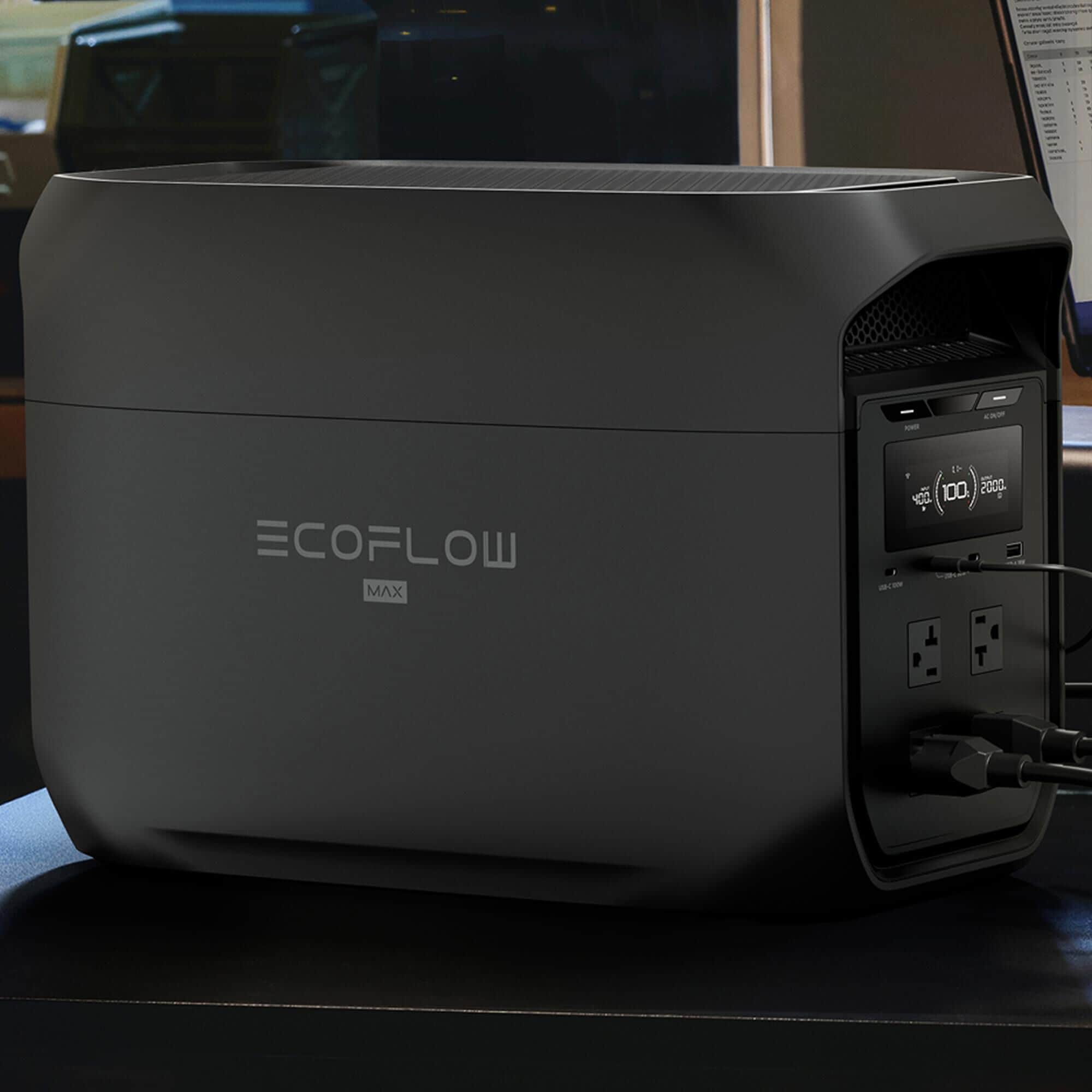 EcoFlow Delta 3 Max Portable Power Station in Black
